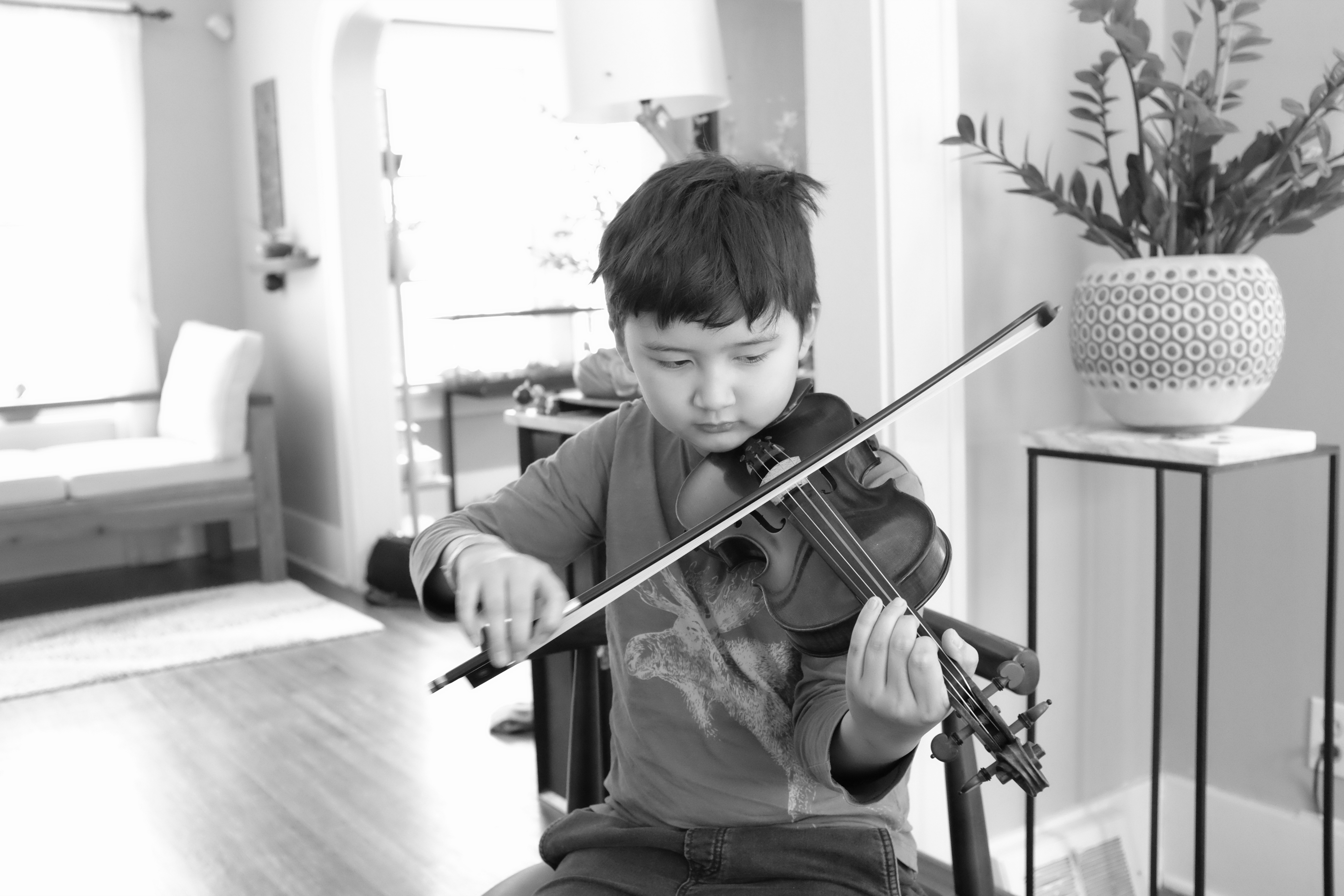 Joey Plays Violin Mick McQuaid